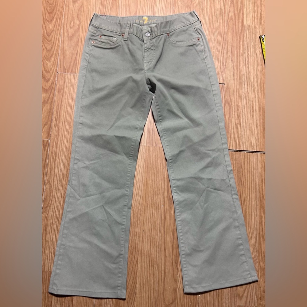 NWOT 7 for All mankind sage/Gray Denim Jeans ladies/jr size 30